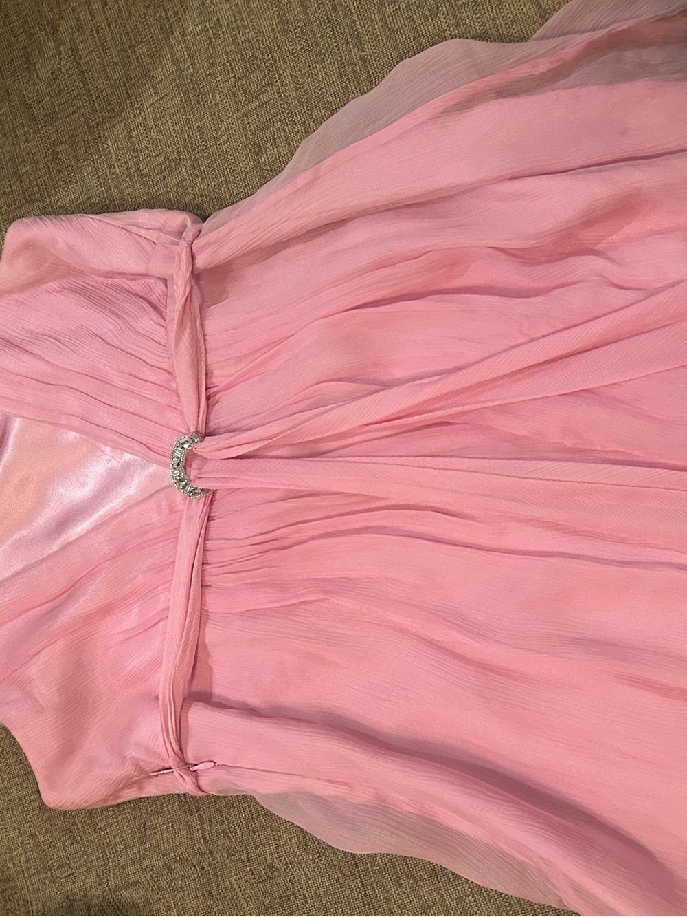 Laundry By Shelli Segal Pink Satin Party Top